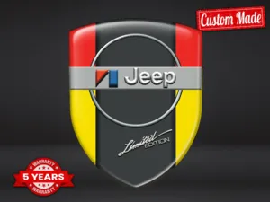 Jeep Domed Decals Sticker Car Durable High End Modern